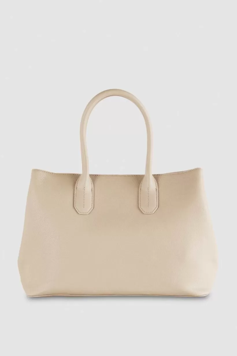 Fly Skórzana torebka typu shopper na ramię^Patrizia Pepe Best