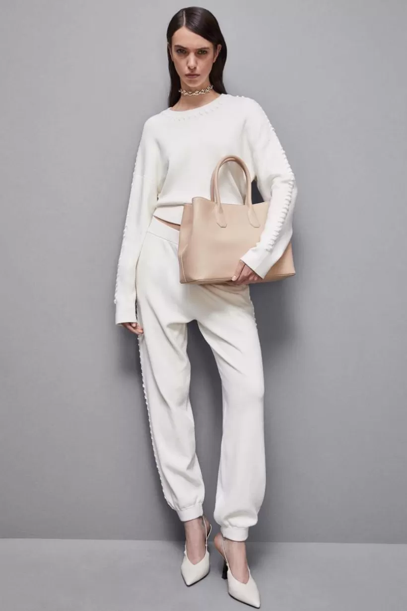 Fly Skórzana torebka typu shopper na ramię^Patrizia Pepe Best