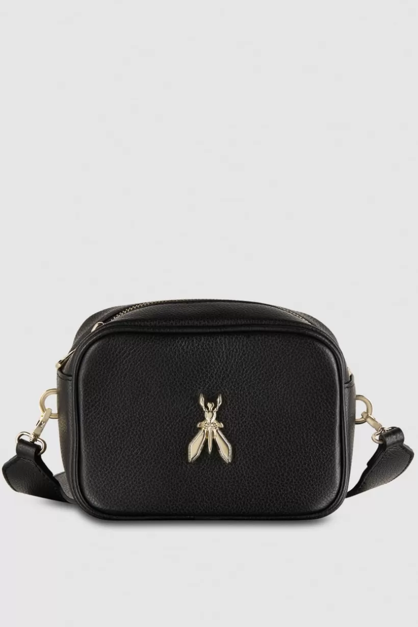 Skórzana torba Fly na ramię typu Camera bag^Patrizia Pepe Clearance