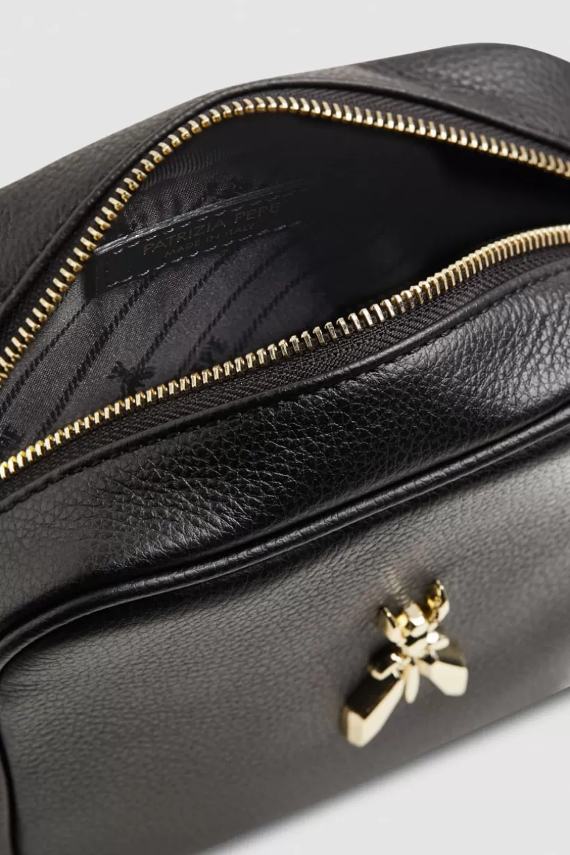 Skórzana torba Fly na ramię typu Camera bag^Patrizia Pepe Clearance