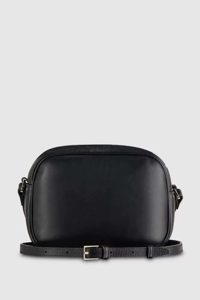 Skórzana torba na ramię typu camera case^Patrizia Pepe Cheap