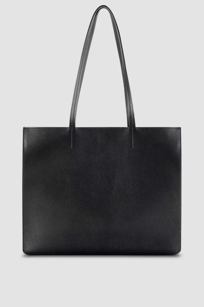 Skórzana torba typu shopper z suwakiem^Patrizia Pepe Cheap
