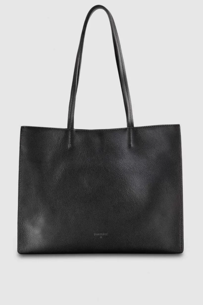 Torba typu shopper z międlonej skóry^Patrizia Pepe Outlet