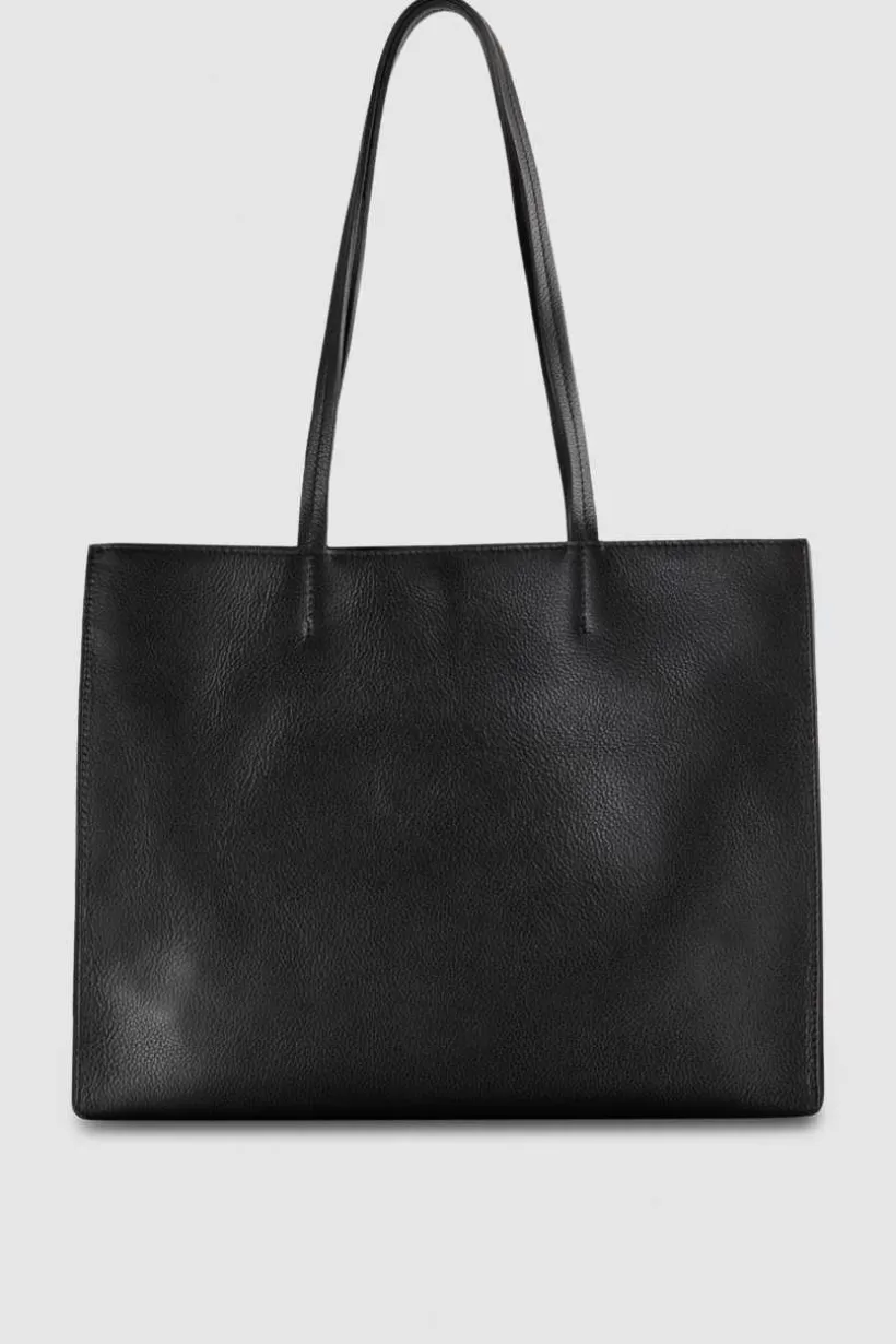 Torba typu shopper z międlonej skóry^Patrizia Pepe Outlet