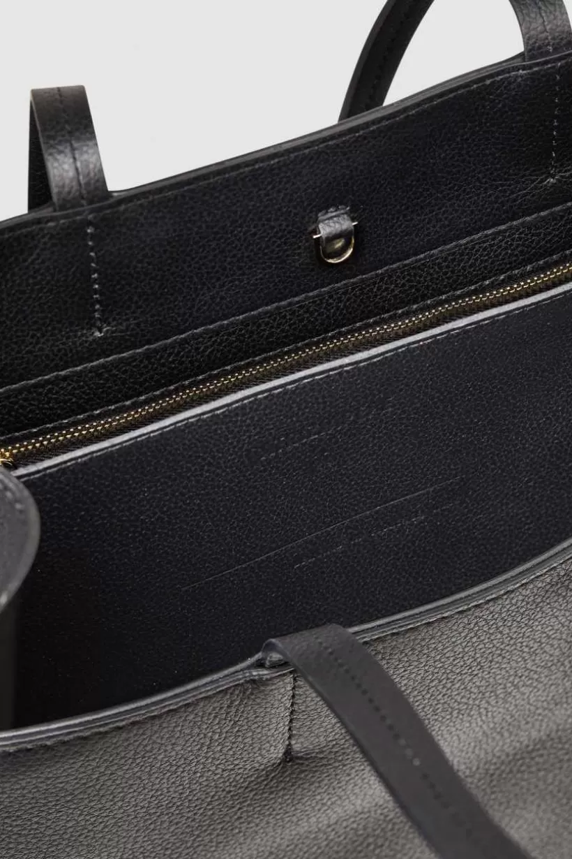 Torba typu shopper z międlonej skóry^Patrizia Pepe Outlet